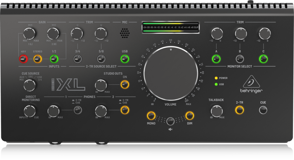 Behringer Studio XL Monitor Controller. Source behringer.com