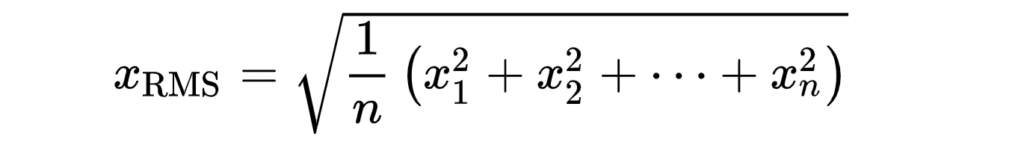 RMS Formula